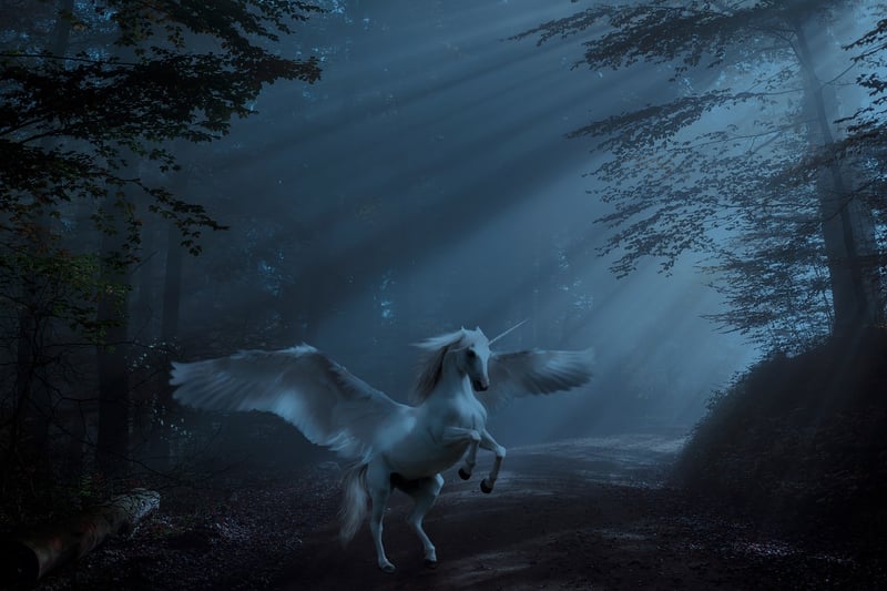 Unicorn Garden Statue